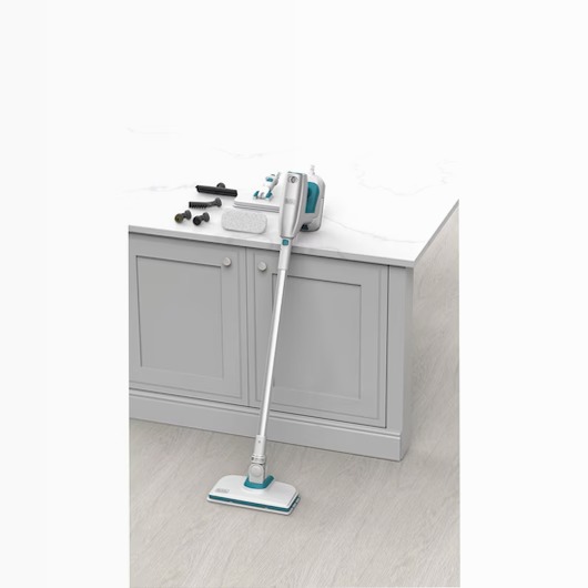 Sistema vapore multifunzione 7 accessori + supporto a parete