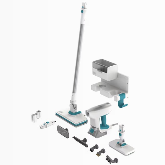 Sistema vapore multifunzione 7 accessori + supporto a parete