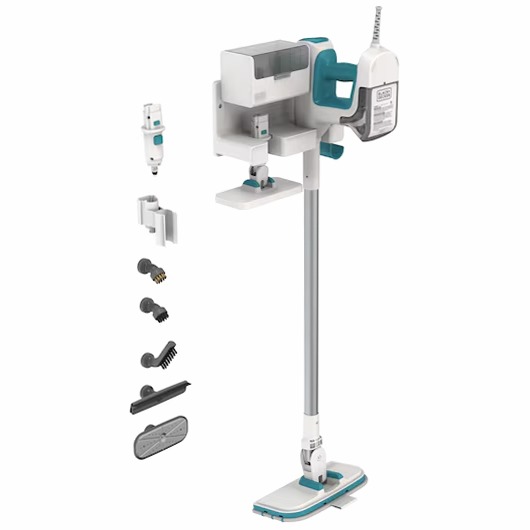 Sistema vapore multifunzione 7 accessori + supporto a parete