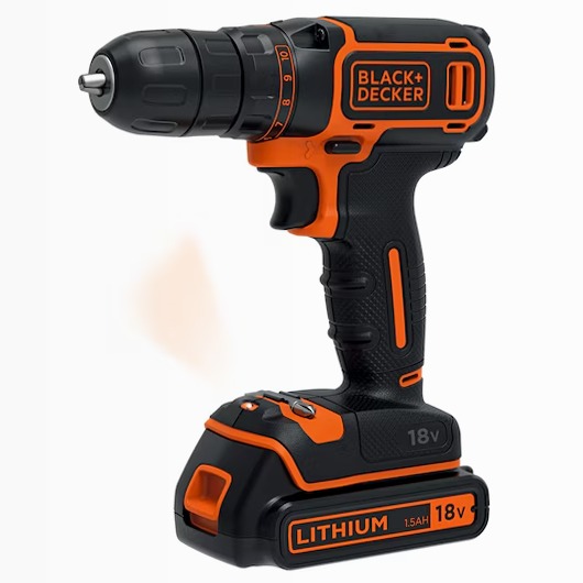 Trapano Avvitatore 18V con Batterie e Accessori