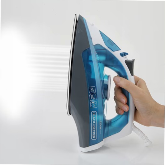 Ferro da stiro a vapore BLACK+DECKER Nero 2200w