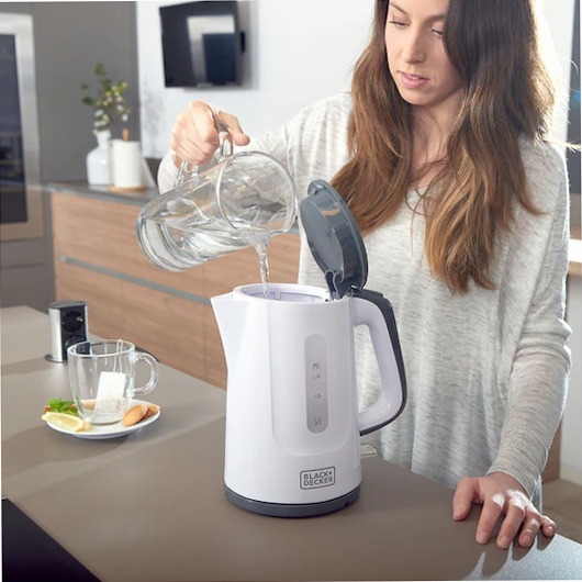 Bollitore elettrico 2200W BLACK+DECKER Blu