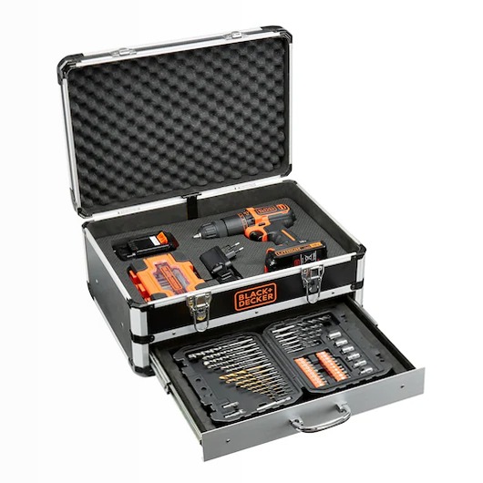 Trapano avvitatore a percussione 18V con valigetta premium
