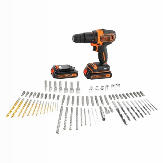 Trapano avvitatore a percussione 18V con valigetta premium