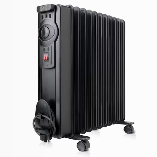 Radiatore a olio 1500W BLACK+DECKER