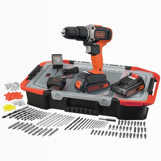 Trapano a percussione a batteria 18 V