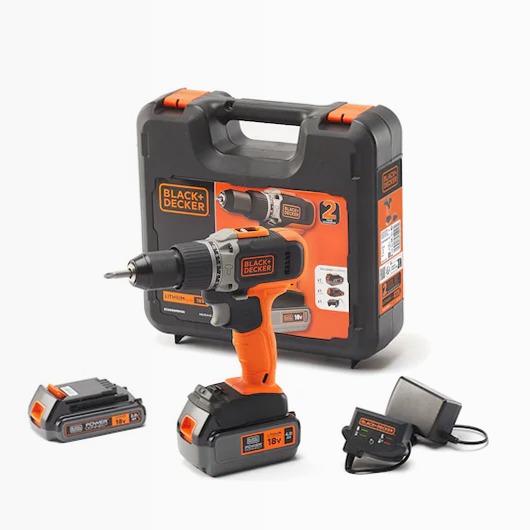 Trapano Avvitatore a Percussione con Batterie Li-Ion