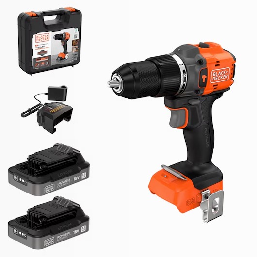 Trapano avvitatore a percussione 18V Brushless