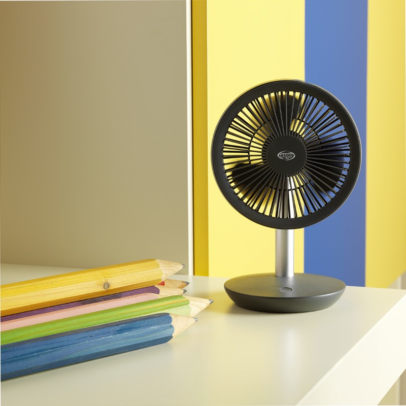 Argo Orfeo Titanio - Ventilatore Cordless Elegante