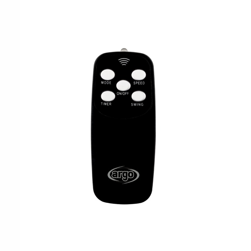 Argo Standy EVO Black - Ventilatore Minimalista