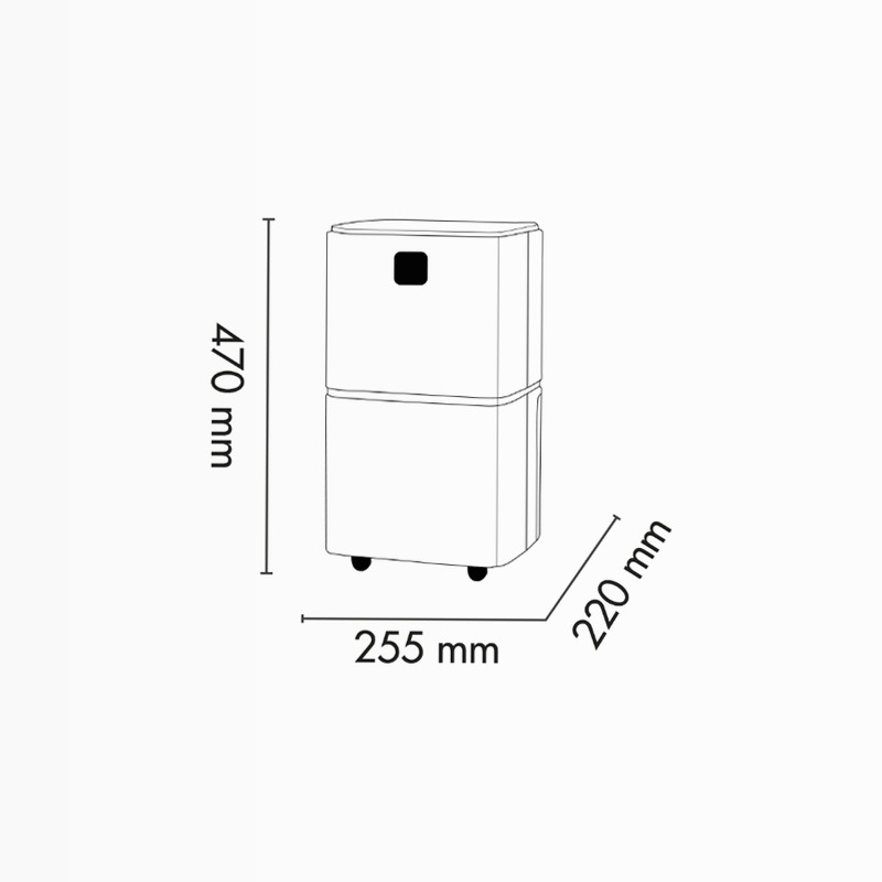 Argo Dry Pury EVO 11 - Aspirapolvere Perfetto per Qualunque Stato dell'Arredamento Bianco