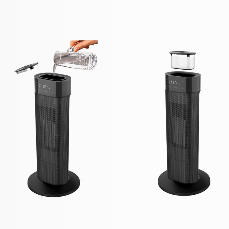 Argo Tech Tower HUMY - 3 in 1: Riscaldamento, Umidificazione e Atmosfera