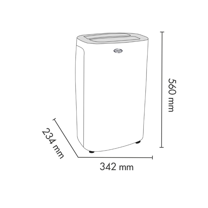 Argo Dry Nature 21 - Refrigeratore Naturale per Ambiente Bianco