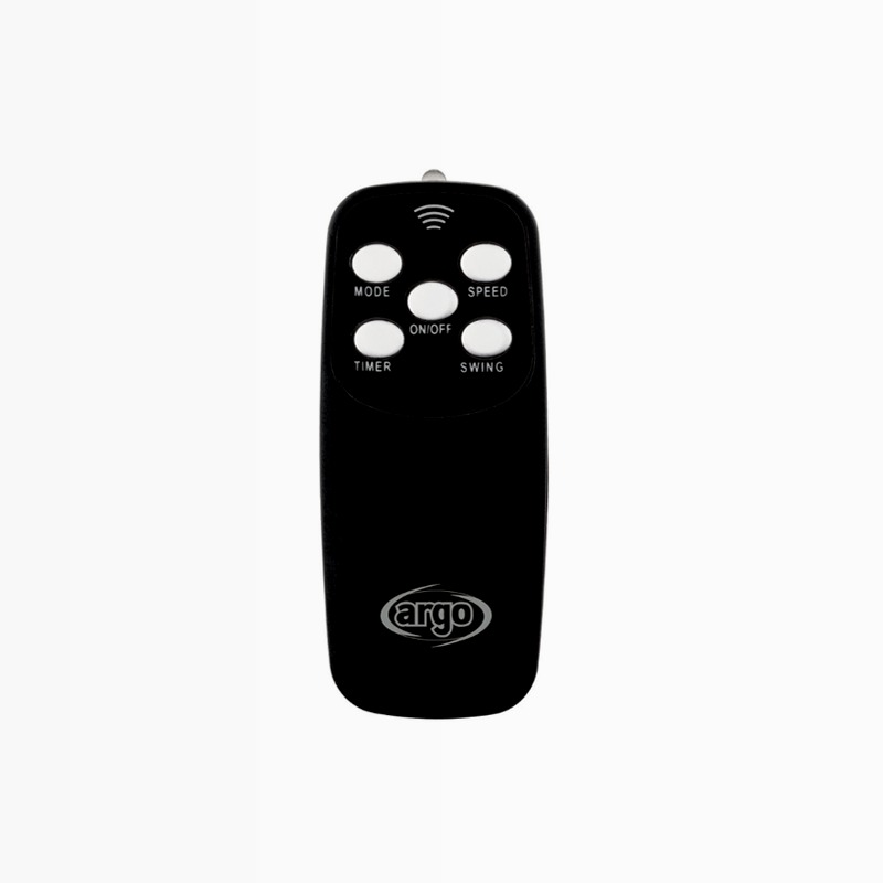 Argo Tablo EVO Black - Ventilatore Tavolo Minimalista