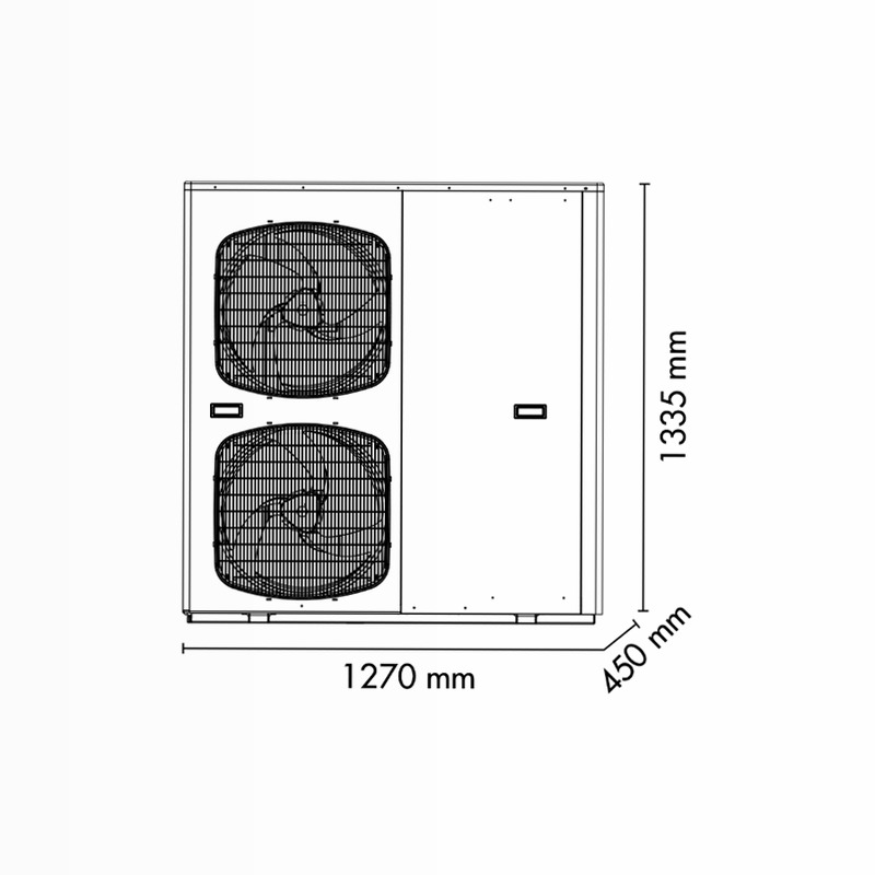 AEI1G140EMX U.E. ISERIES - Unità Esterna per Configurazioni Aria-Aria e Aria-Acqua