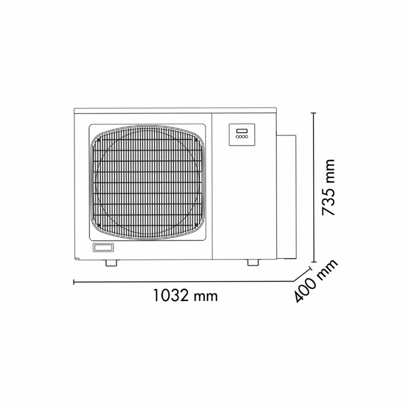 AIM06EMX - Monoblocco Riscaldamento e Produzione Acqua Calda A 6kw