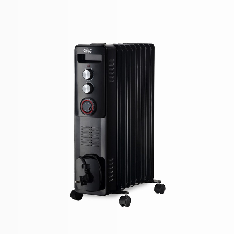 ARGOWARM BLACK TT 9 - Radiatore a Olio Minerale Nero