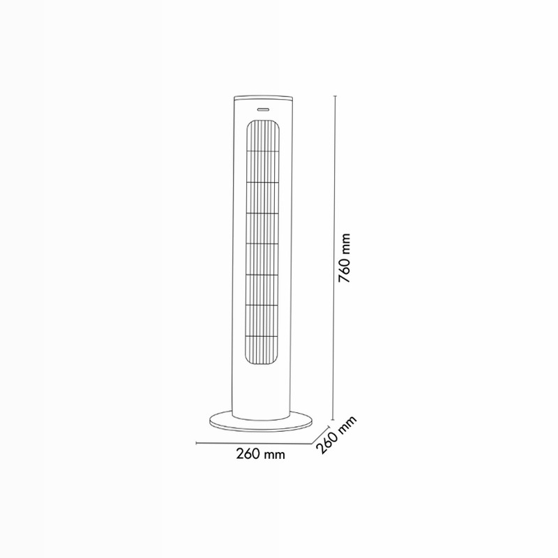 Argo Astrid - Ventilatore Minimalista con Funzionalità Avanzate