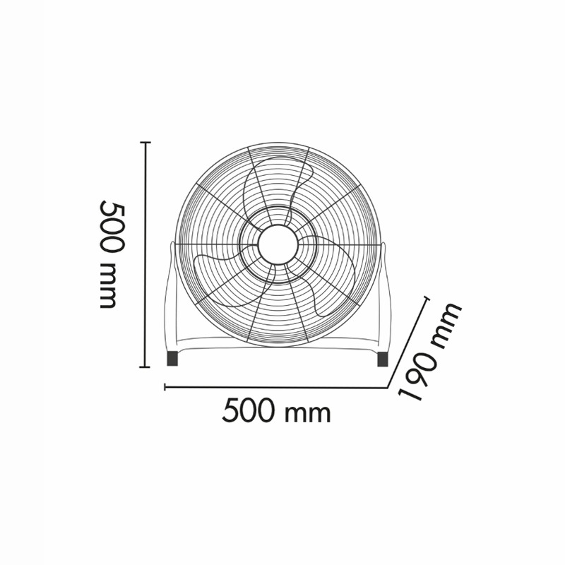 Argo Speedy - Ventilatore Metallico