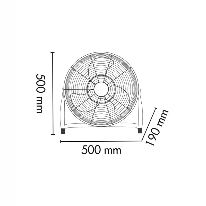 Argo Speedy - Ventilatore Metallico Ad Alta Velocità