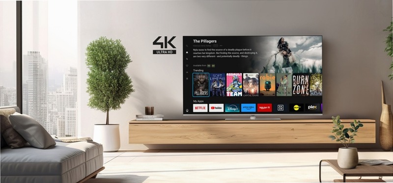 TV Ultra HD 4K LED Panasonic Serie W63 - Sperimenta l'Incredibile Inox 50"