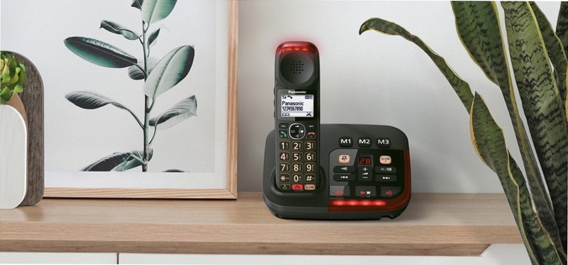 Telefono cordless digitale amplificato KX-TGM420