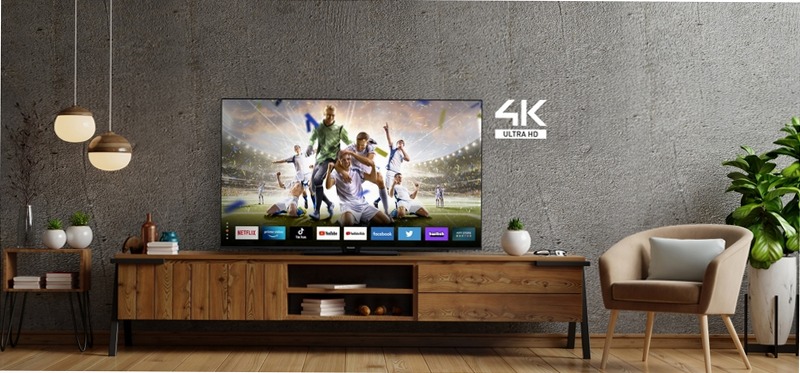 Smart TV Linux Ultra HD 4K da 65" TX-65MX600E Inox