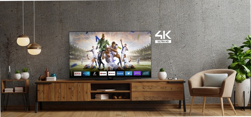 Smart TV Linux Ultra HD 4K da 43"