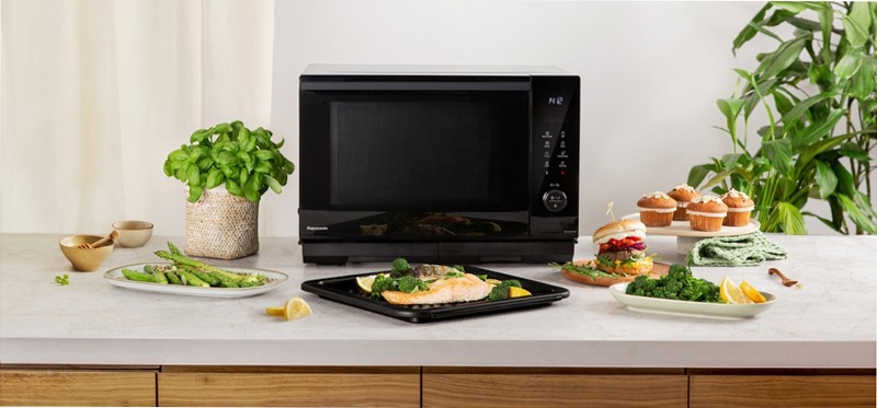 Forno a microonde combinato a vapore 5 in 1 NN-DS59NMETG Beige