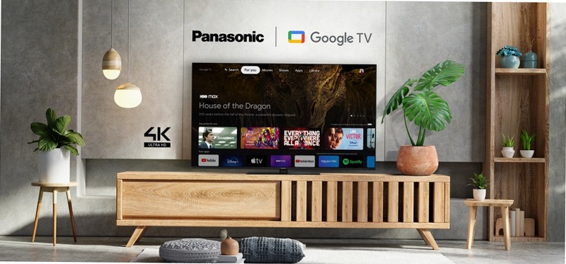 Google TV Ultra HD LED 4K da 65" TX-65MX700E Inox