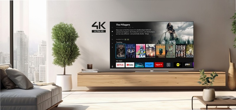 TV Ultra HD 4K LED Panasonic serie W63 Inox 55"