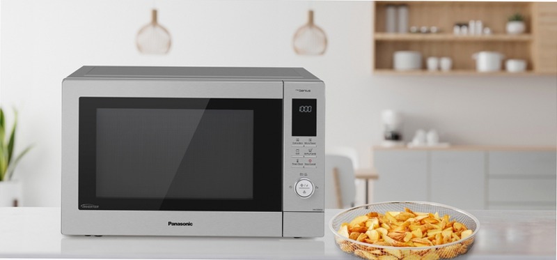 Forno a microonde combinato 4 in 1 con frittura ad aria - NN-CD88 Beige 34
