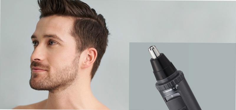 ER-GN33 - Rifinitore multifunzionale per naso, orecchie e viso Nero