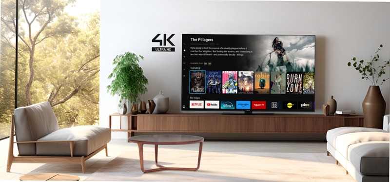 TV Ultra HD 4K LED Panasonic Serie W60 Inox