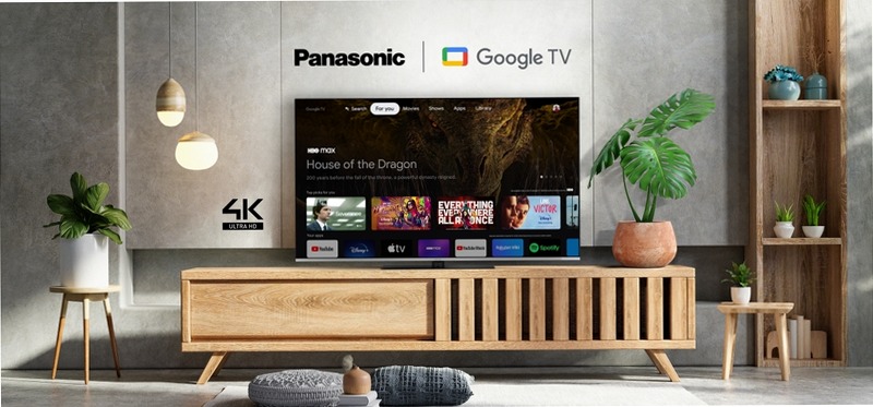 Google TV Ultra HD LED 4K da 55" TX-55MX710E Inox