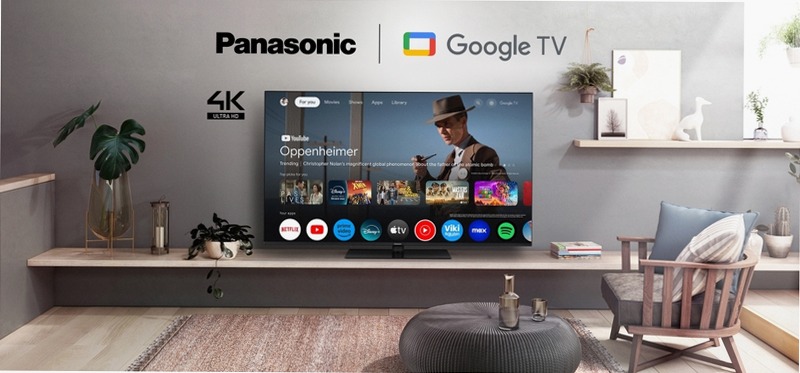 Google TV Ultra HD 4K LED Panasonic serie W70 Inox