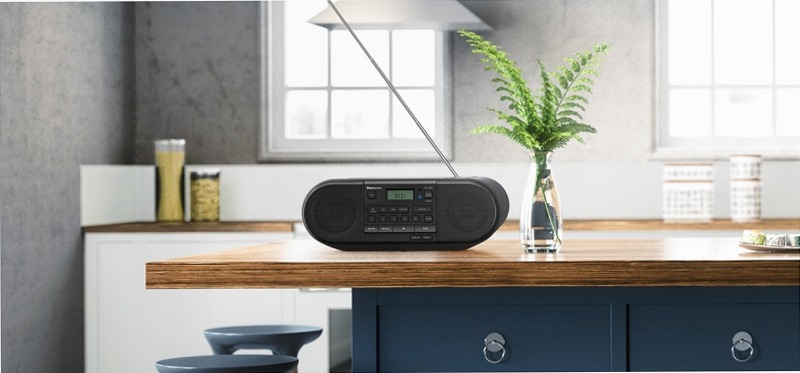 Radio RX-D552: potente, portatile e dotata di radio DAB+, lettore CD e Bluetooth® 20w