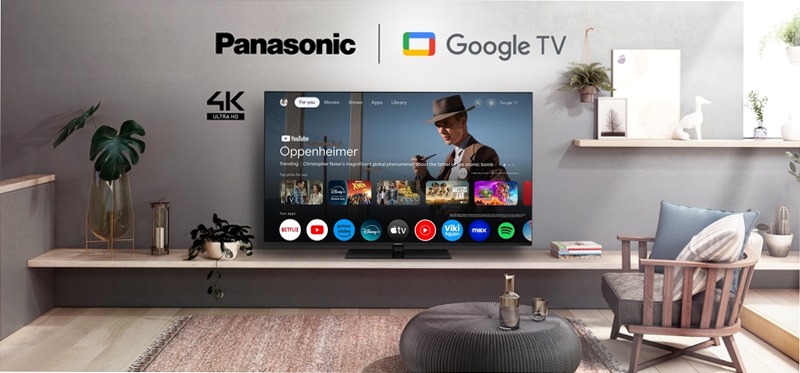 Google TV Ultra HD 4K LED Panasonic serie W70 Inox