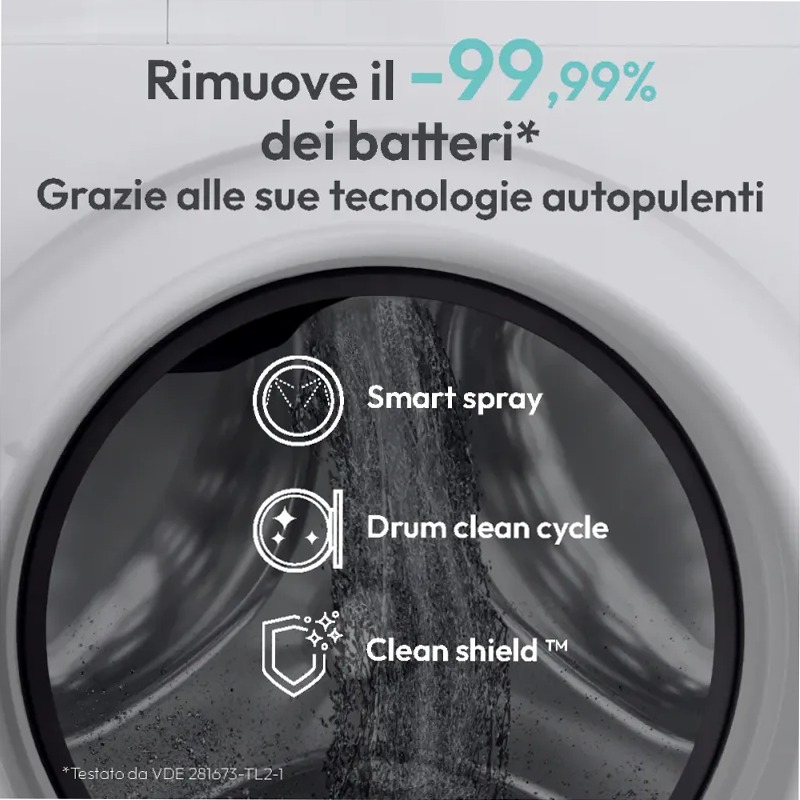 Lavatrice a carica frontale ProWash 500 - BR 49B8-S
