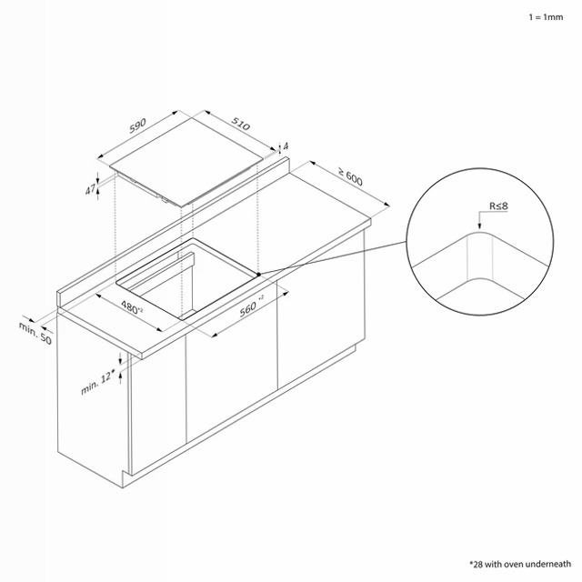 Piano cottura - Idea - CHW6BRWW - 33801971