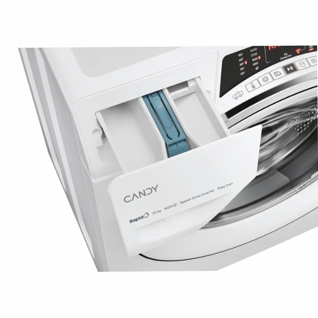 Lavatrice a carica frontale Candy RapidÓ RO16106DWMCT/1-S 1600rpm 10kg Bianco Libera