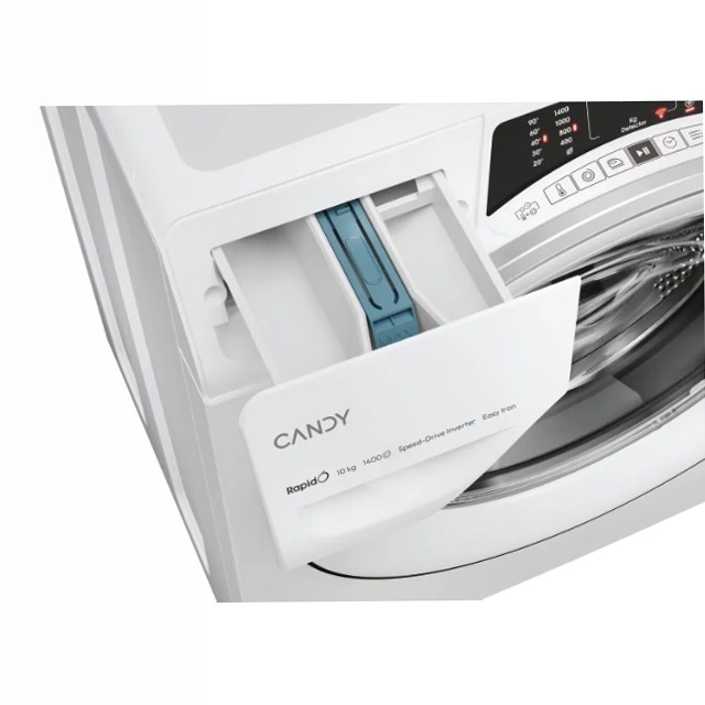 Lavatrice a carica frontale Candy RapidÓ RO14104DWMST/1-S 1400rpm 10kg Bianco Libera