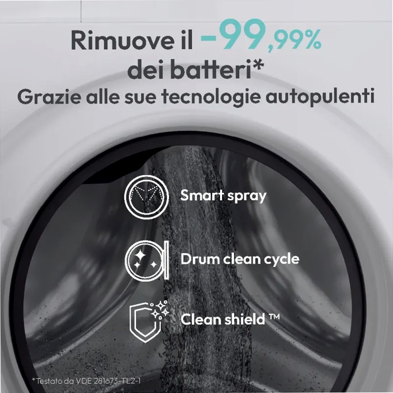 Lavatrice a carica frontale - ProWash 500 - BR 48SBL6-S - 31020482