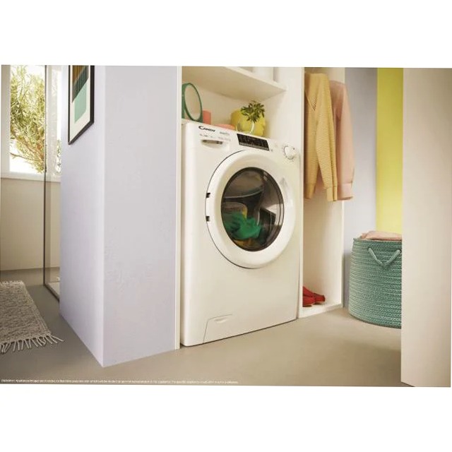 Lavatrice a carica frontale Smart Pro Inverter CO4 7kg Bianco Libera