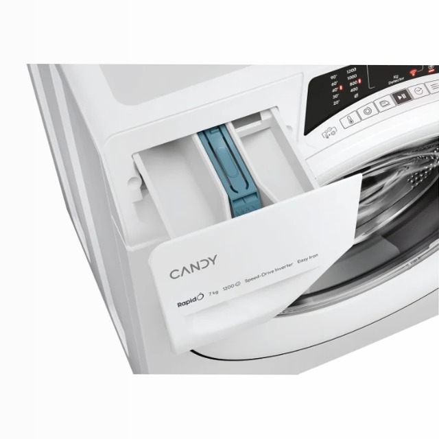 Lavatrice a carica frontale Candy RapidÓ RO4 1274DWMT/1-S 1200rpm 7kg Bianco Libera
