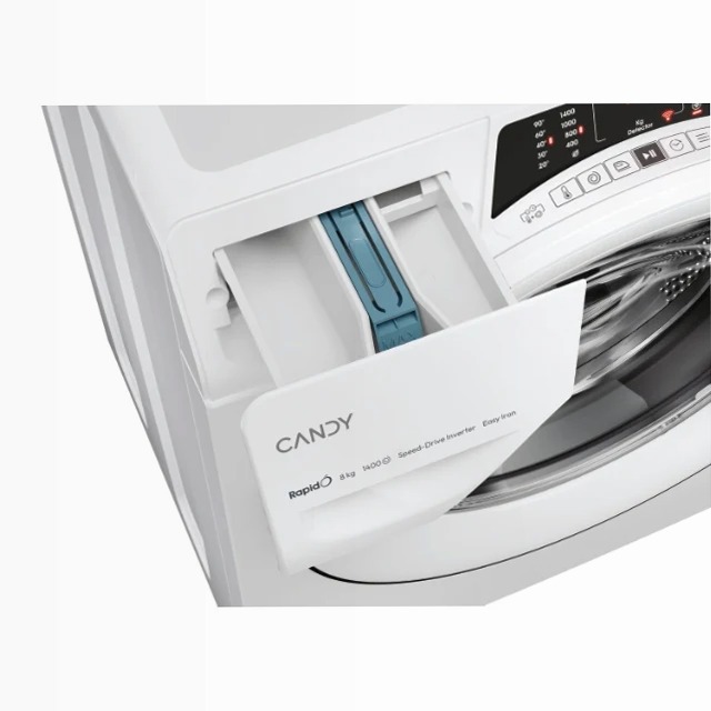 Lavatrice a carica frontale Candy RapidÓ - RO 1484DWMT/1-S 1400rpm 8kg Bianco Libera