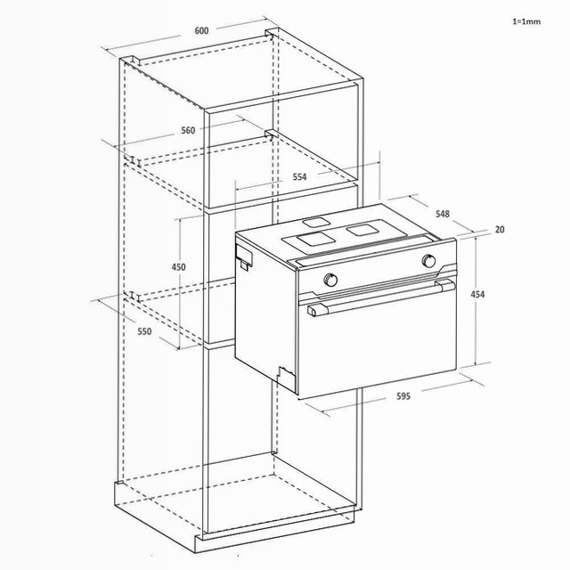 Microonde Candy Wave 800 Stainless Steel