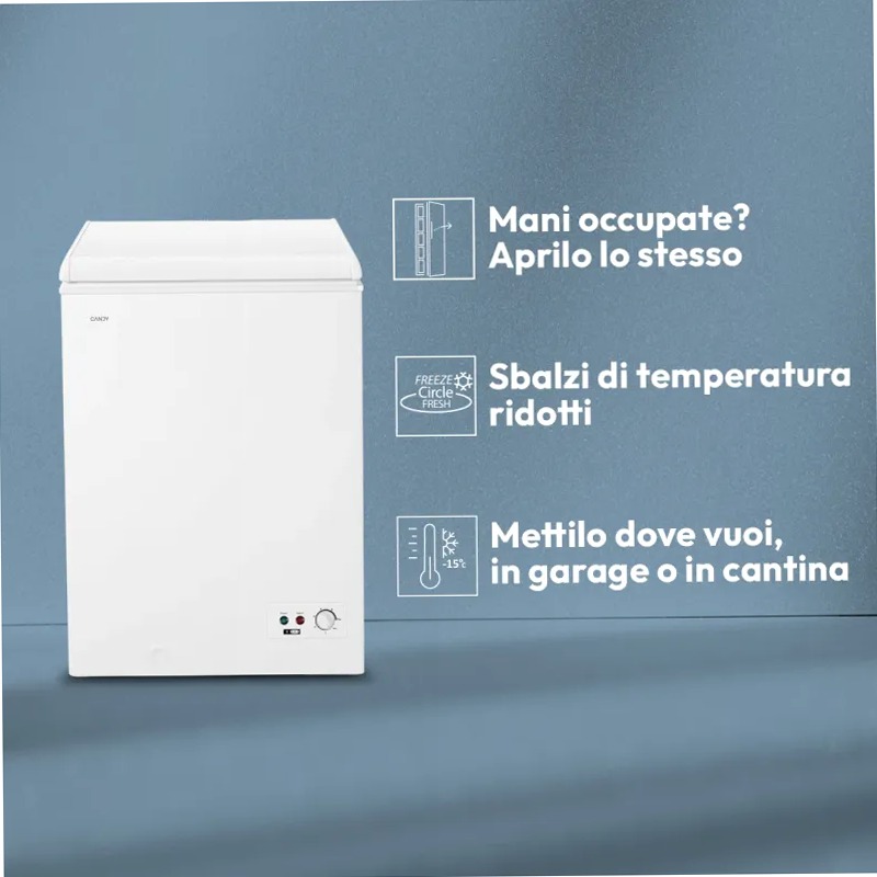 Congelatore Artico CCHH 100E - 37001565 Libera Bianco 890lt