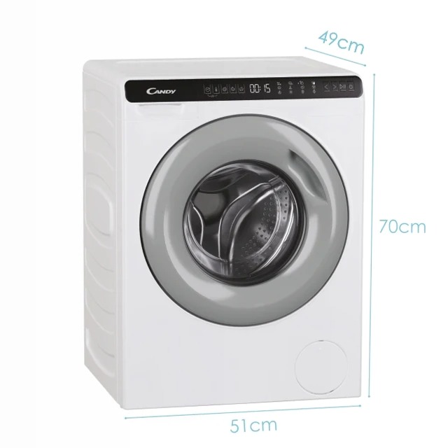 Lavatrice a carica frontale - MiniAqua CW50-BP12307G 1200rpm 5kg Bianco Libera