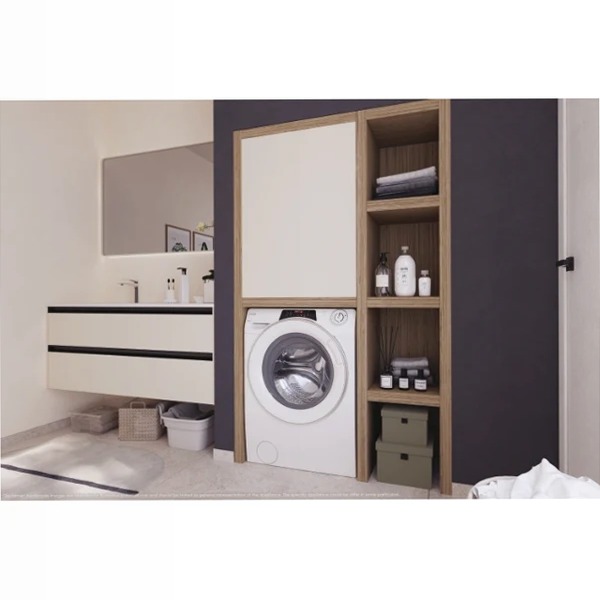 Lavatrice a carica frontale RapidÓ RO 1284DWMST/1-S 1200rpm 8kg Bianco Libera